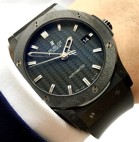 win a hublot classic fusion automatic black dial 45mm|Hublot Classic Fusion 45mm Black Dial 511.NX.1171.RX .